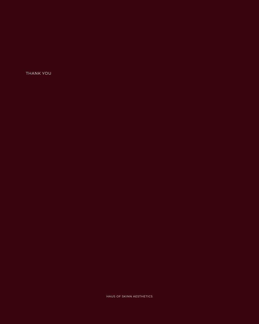 THANK YOU 💌 

All my love, Erin x