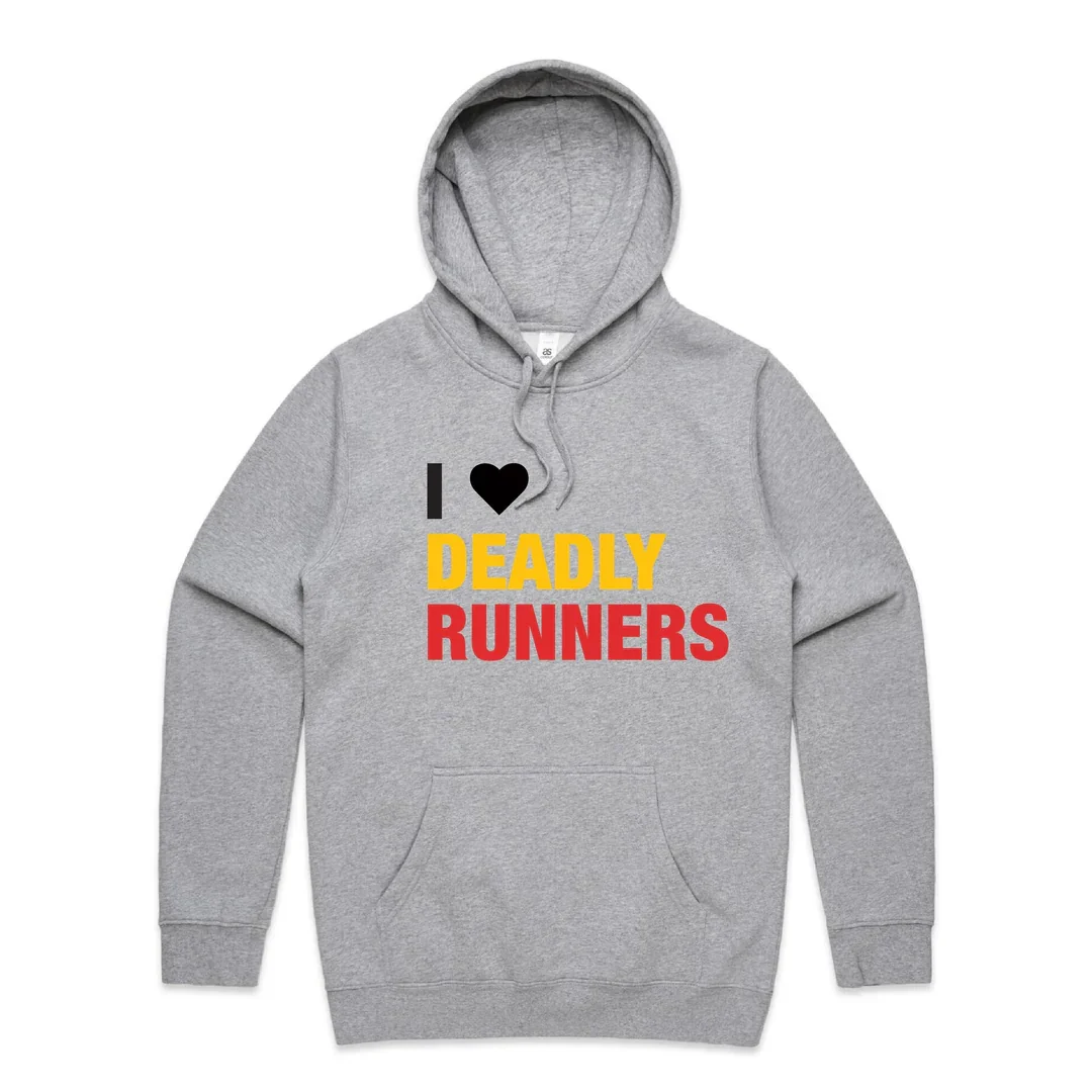 Deadly Runners Unisex Grey Hoodie