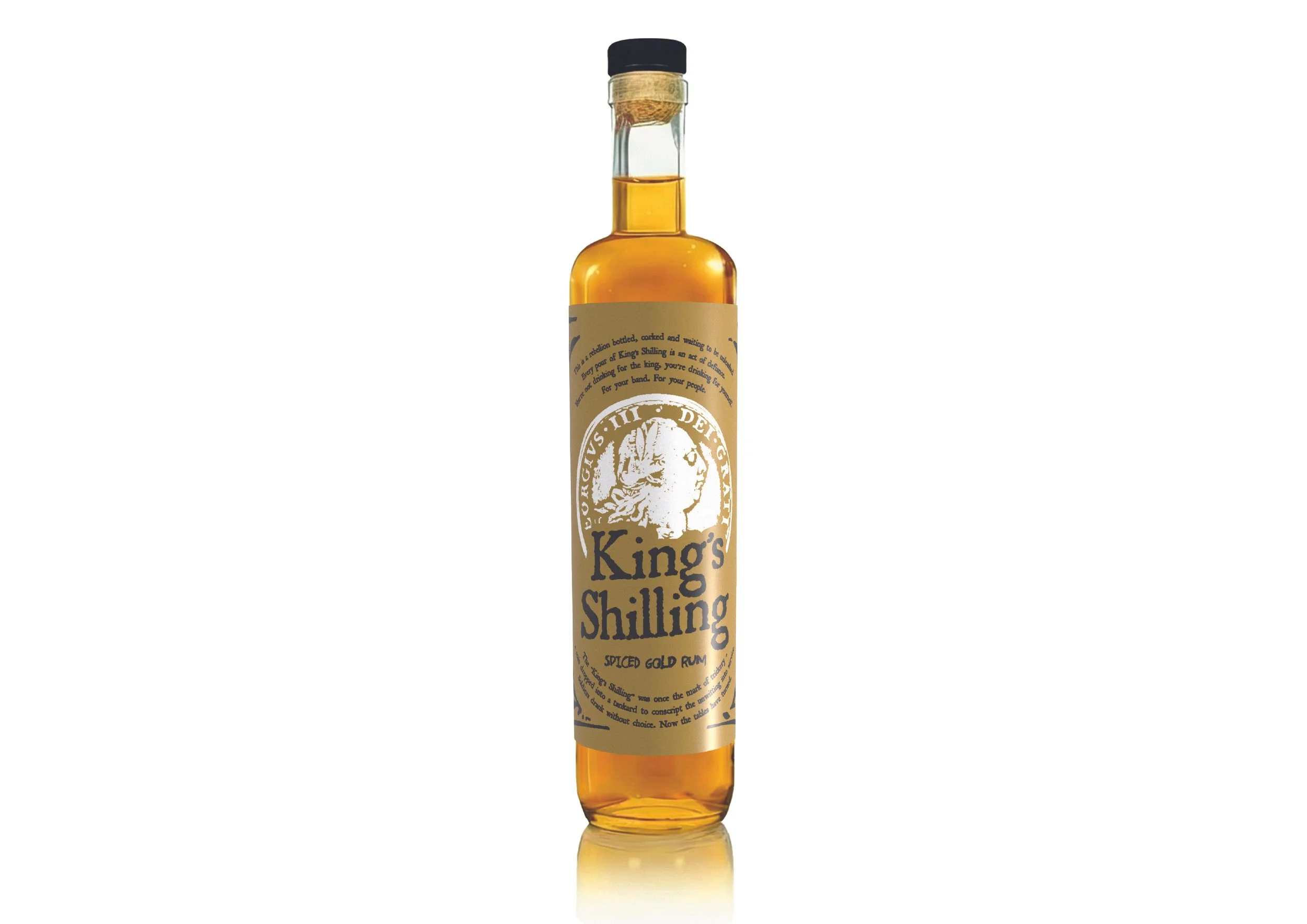 King’s shilling spiced Gold rum