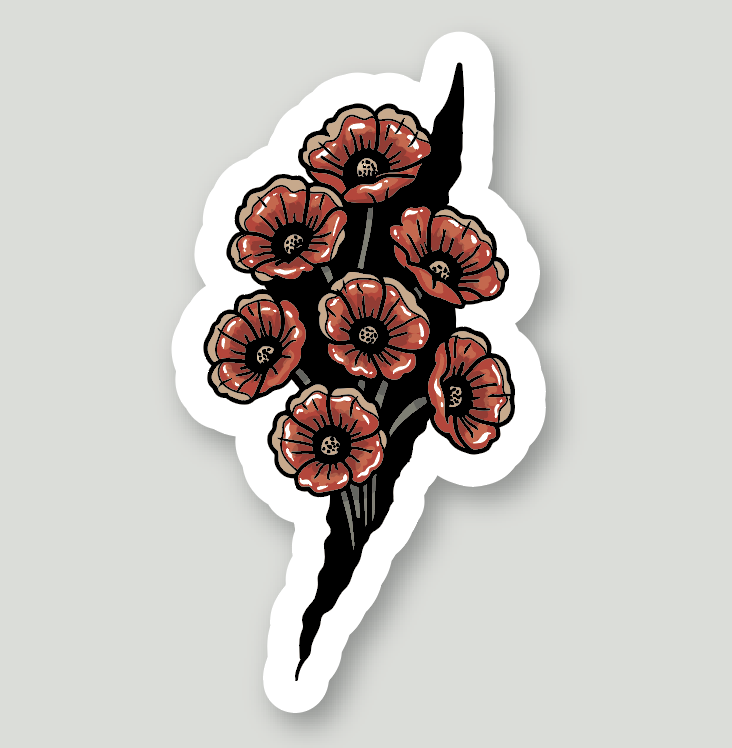Palestine Flower Sticker