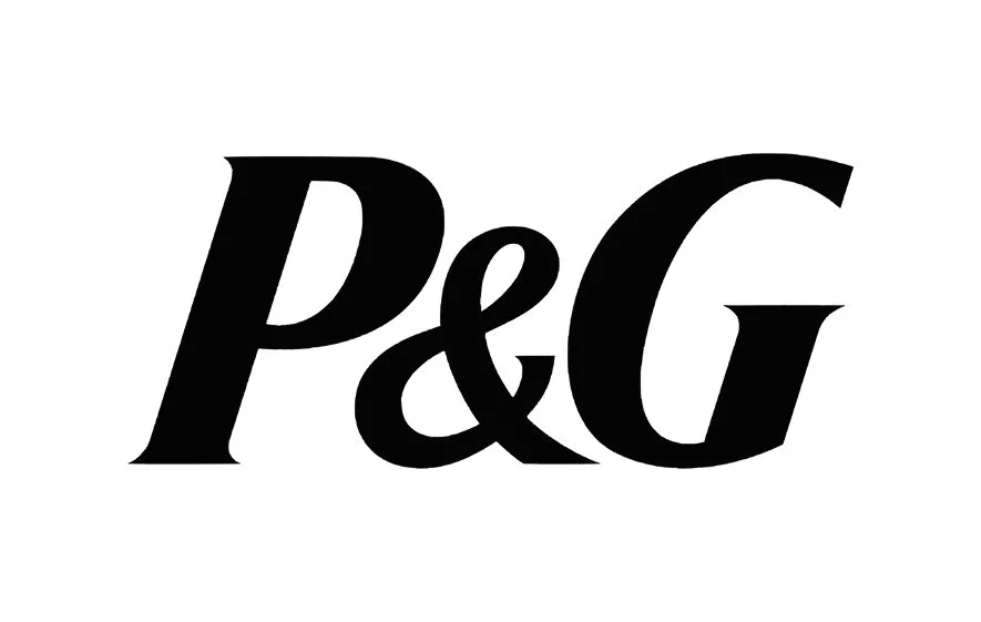 P&G logo representing Arrow’s marketing, branding, and business process improvement services for clients in the food and beverage sector.
