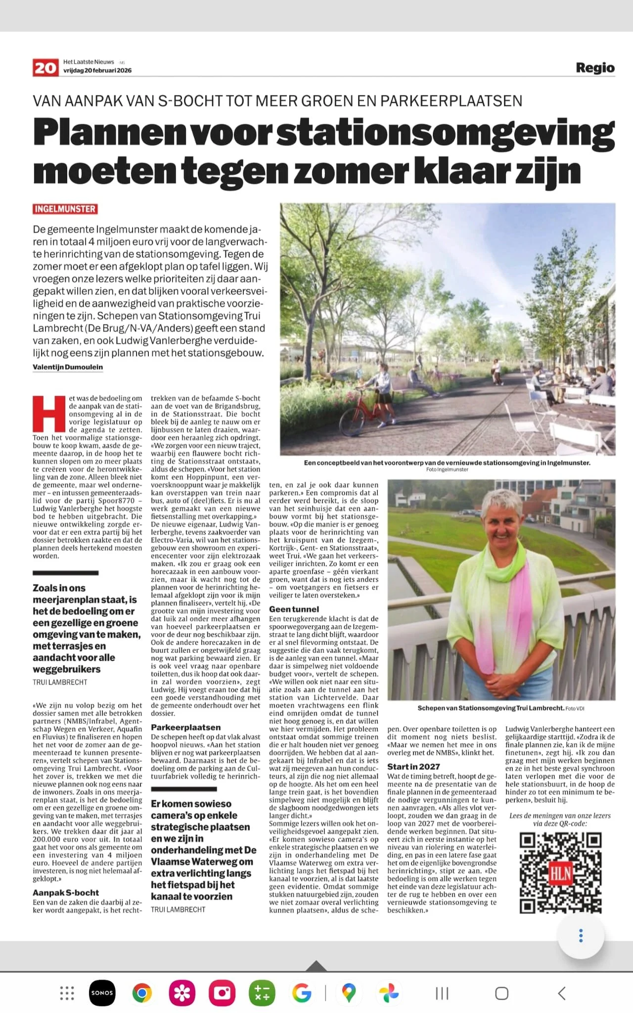 Plannen voor stationsomgeveving moeten tegen zomer klaar zijn.