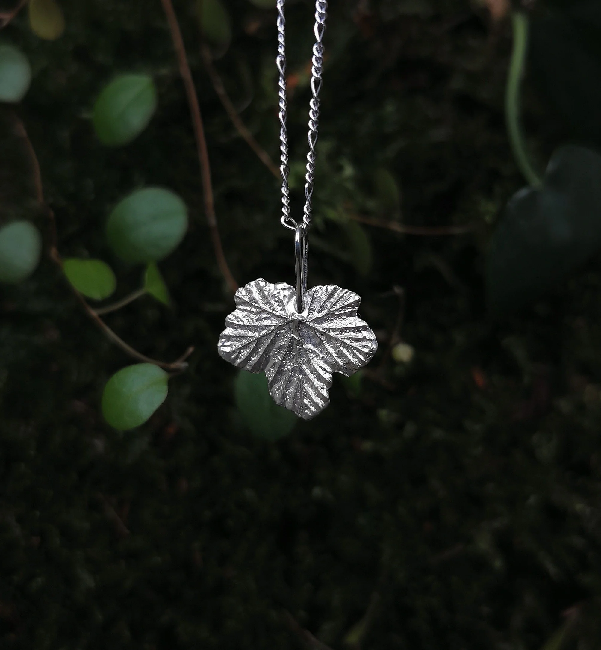 Sølv Ribes sanguineum vedhæng