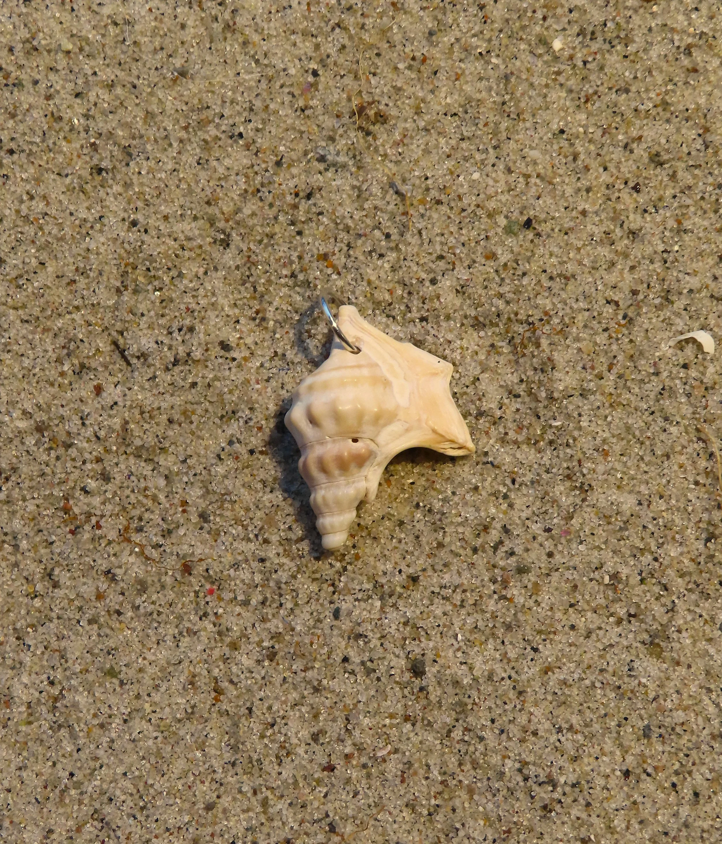 Pelikanfodsvedhæng m. sølv