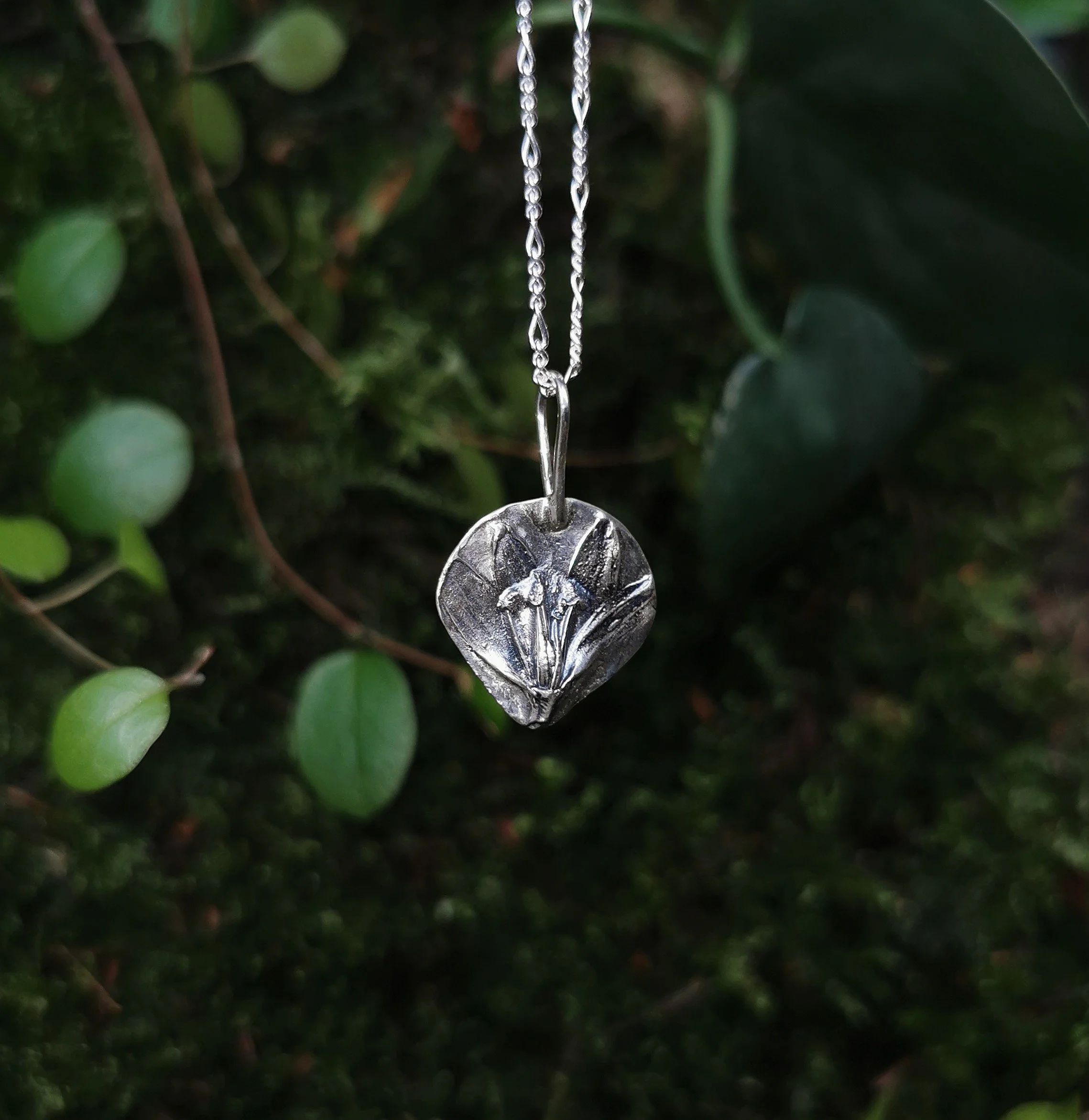 Sølv Ficaria verna vedhæng