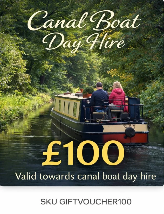 Canal Boat Day Hire Gift Card