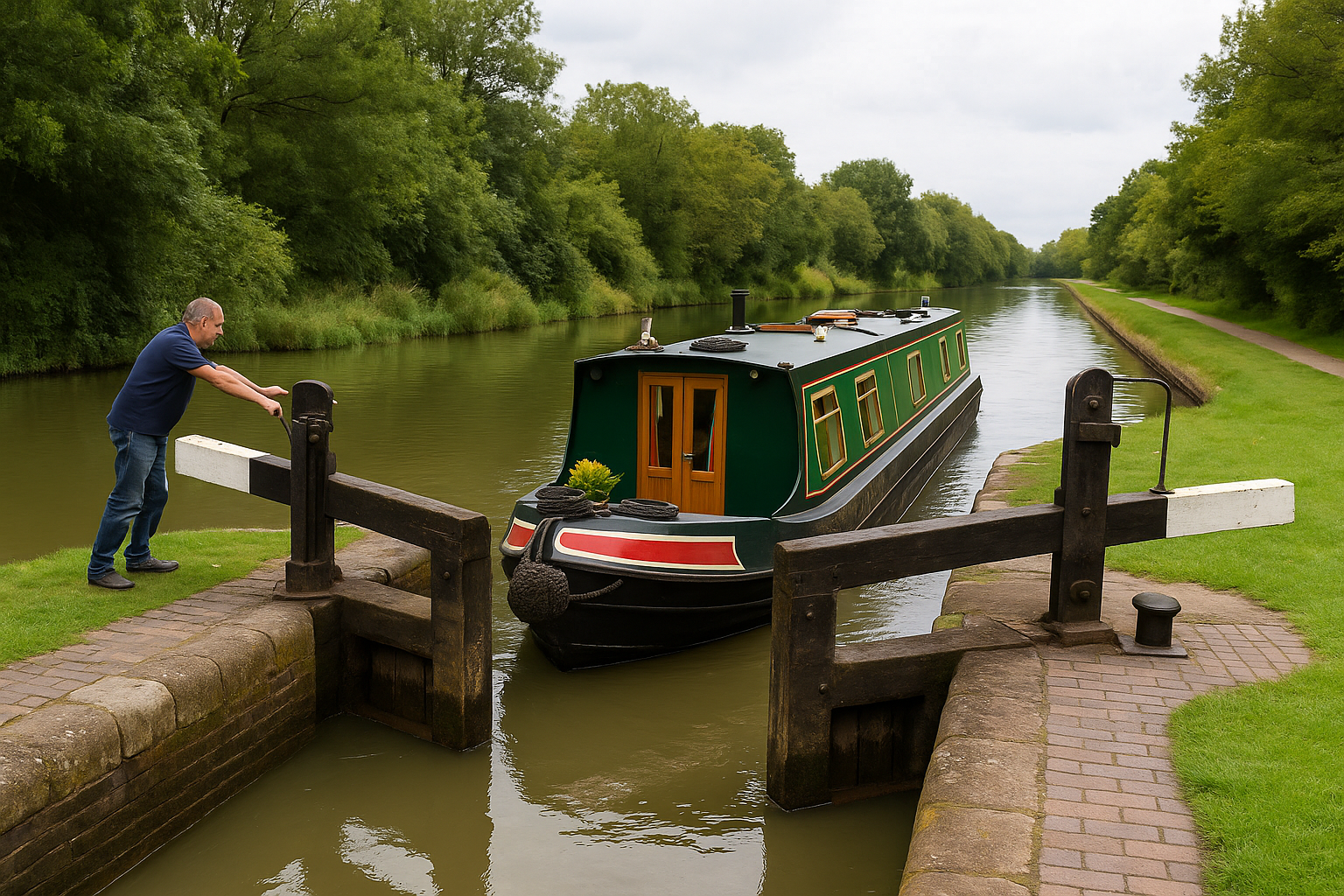 Using Locks Safely on the Canals