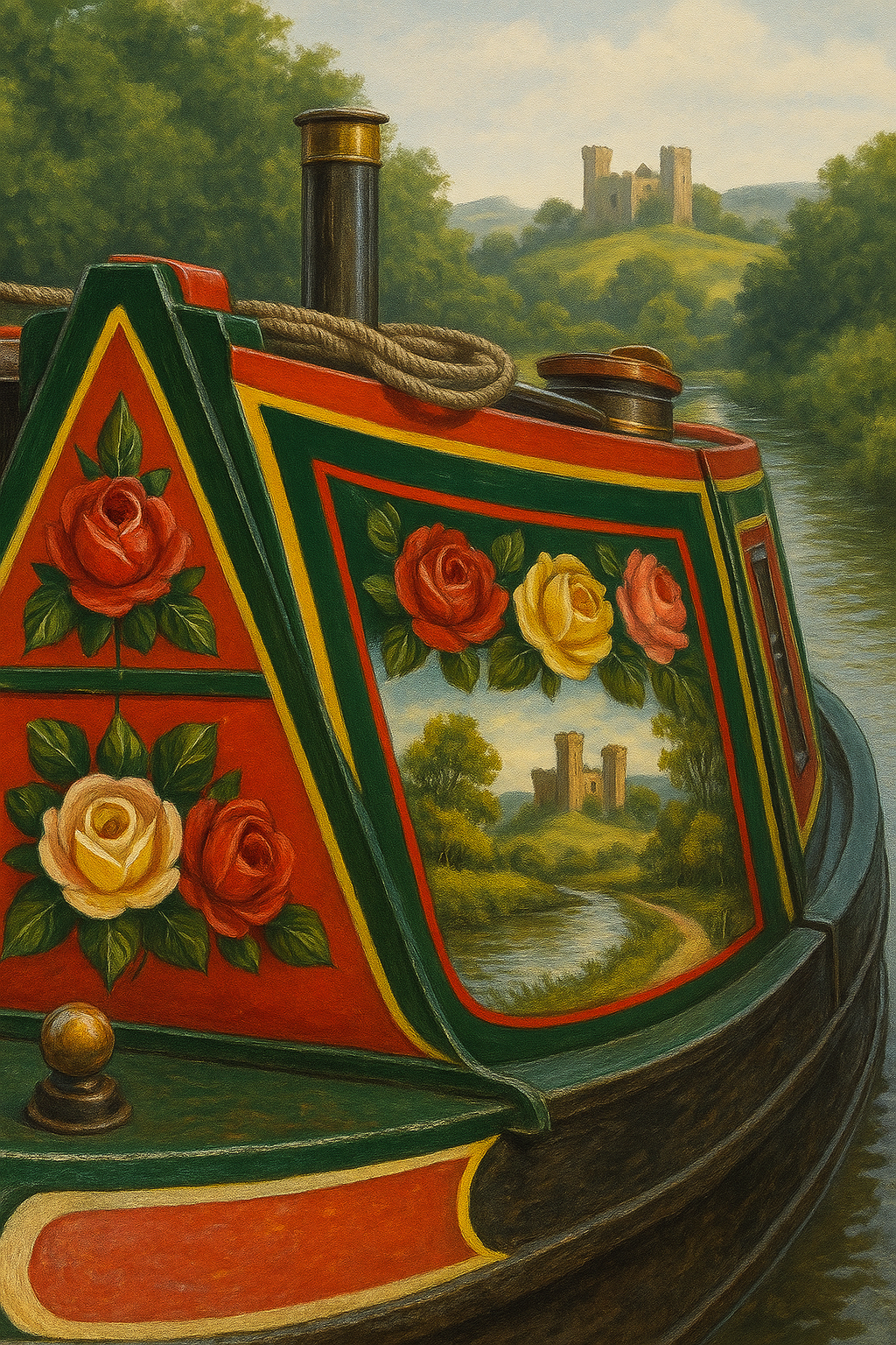 Painted Roses and Castles: The Enduring Charm of Canal Boat Art