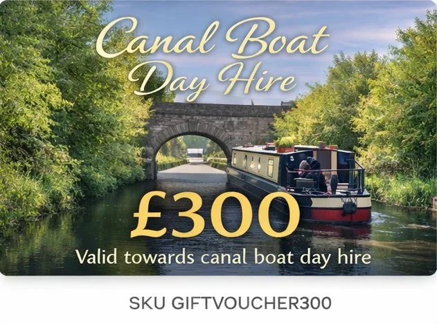Canal Boat Day Hire Gift Card