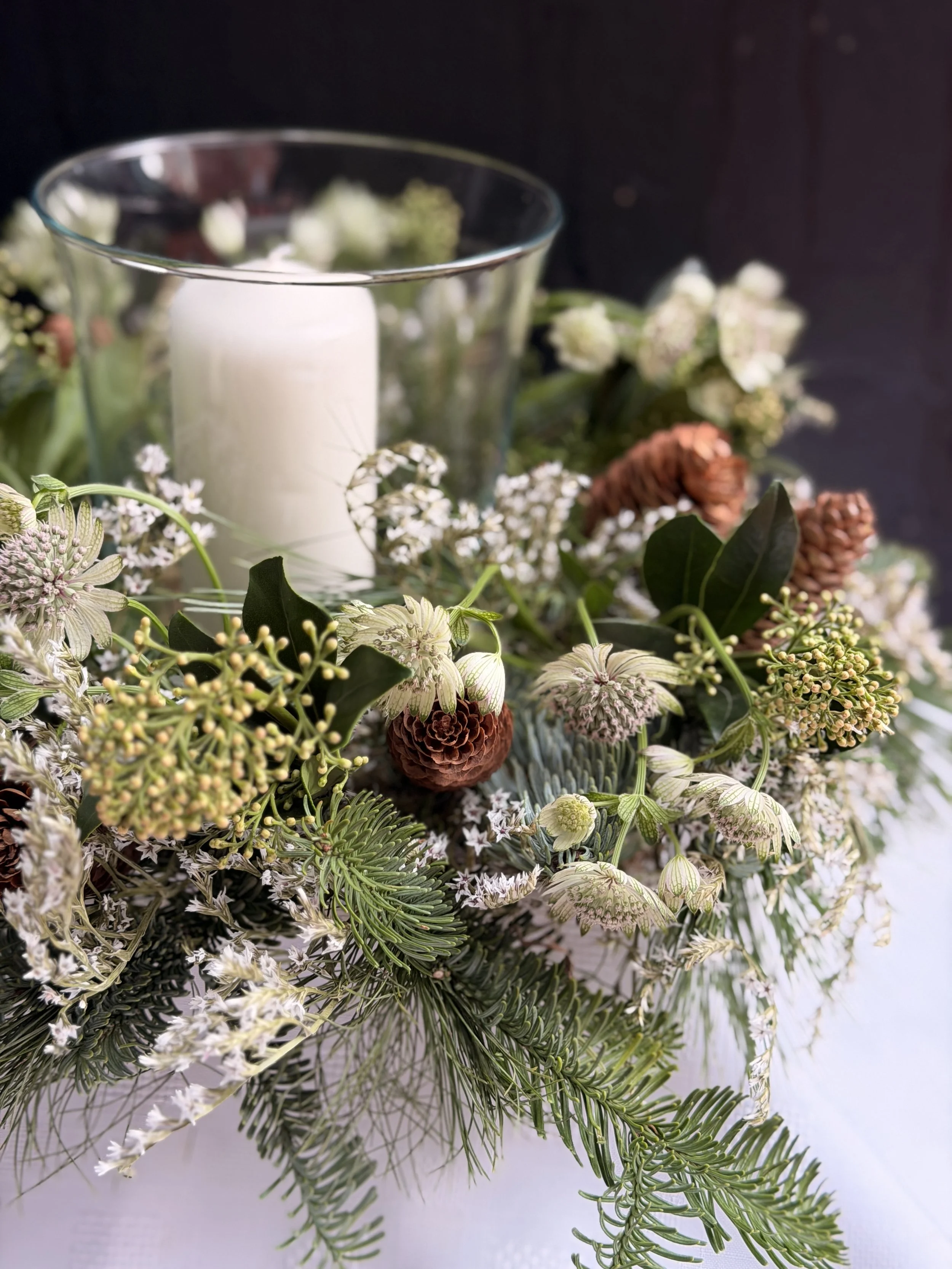 Winter Glow Table Centrepiece