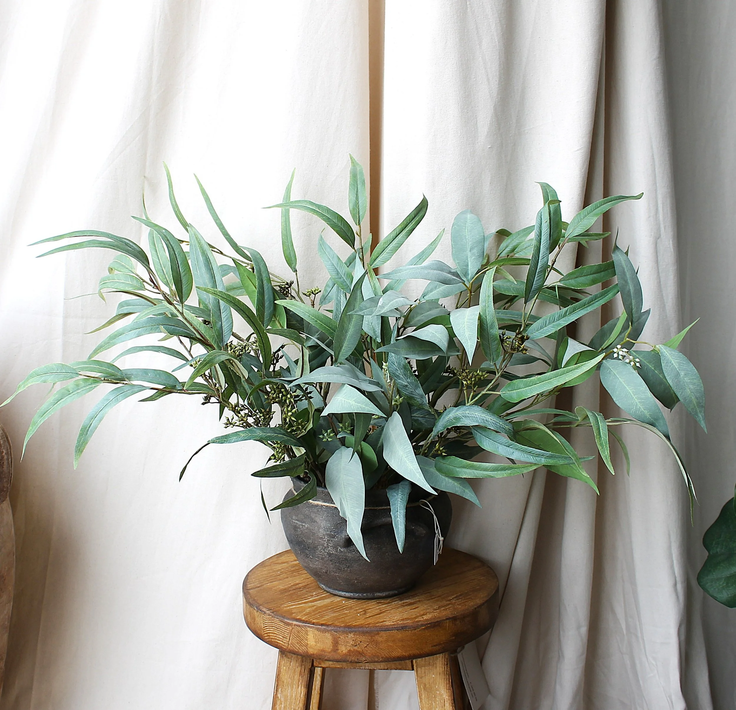 Aged Stone Blossom Vessel