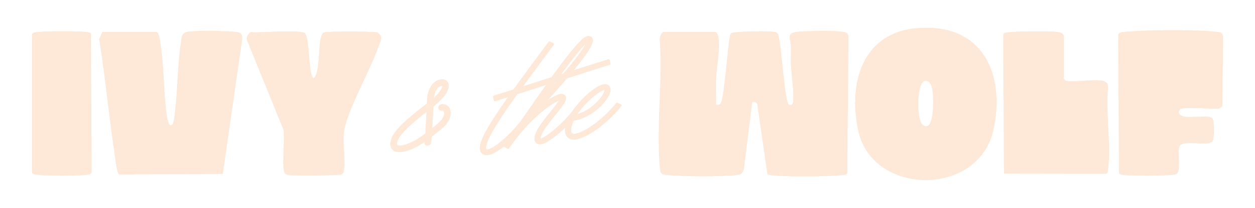 Text reading "Ivy & the Wolf" in stylized font.