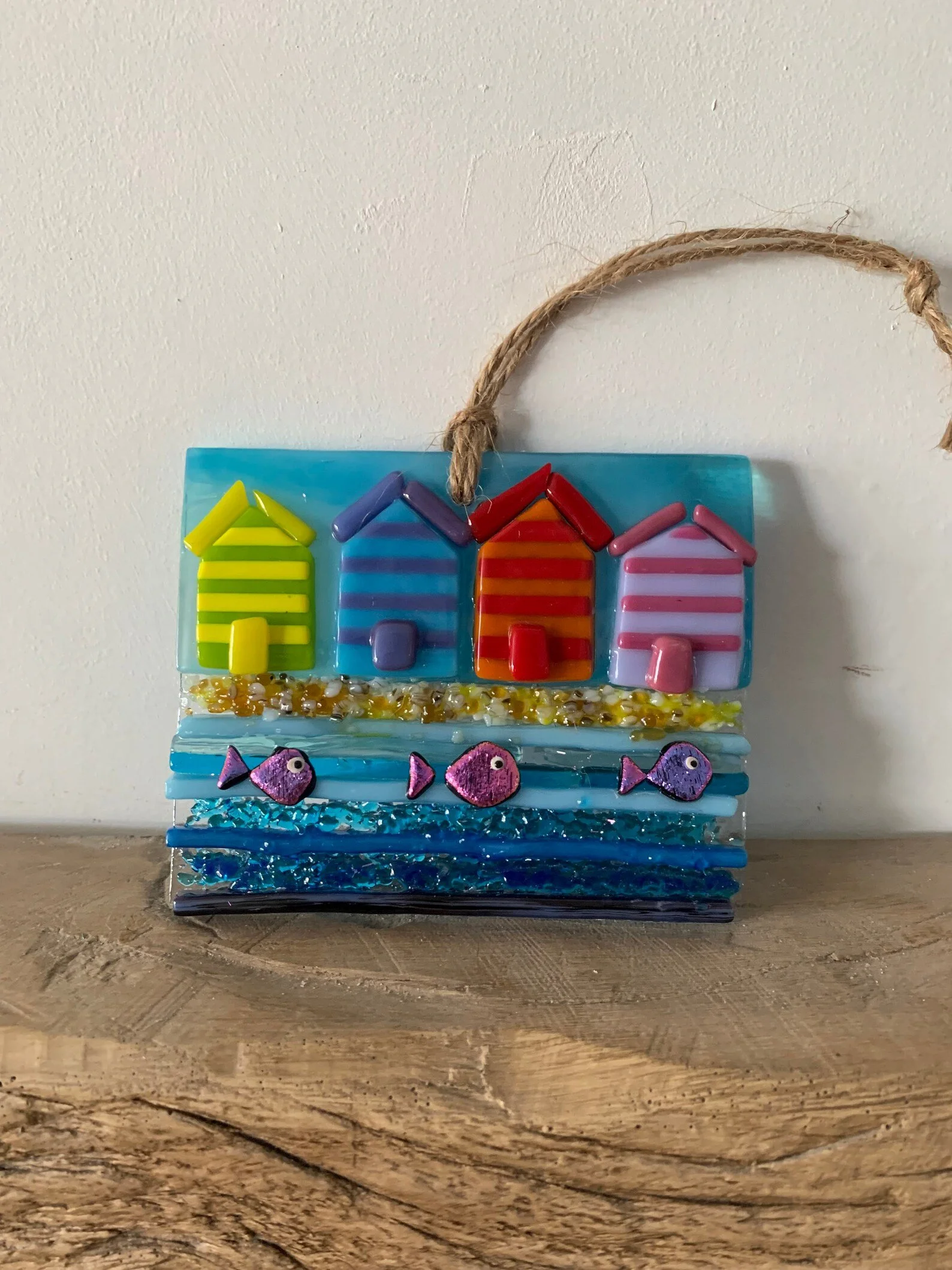 Sketch scenes 'Rainbow beach huts'