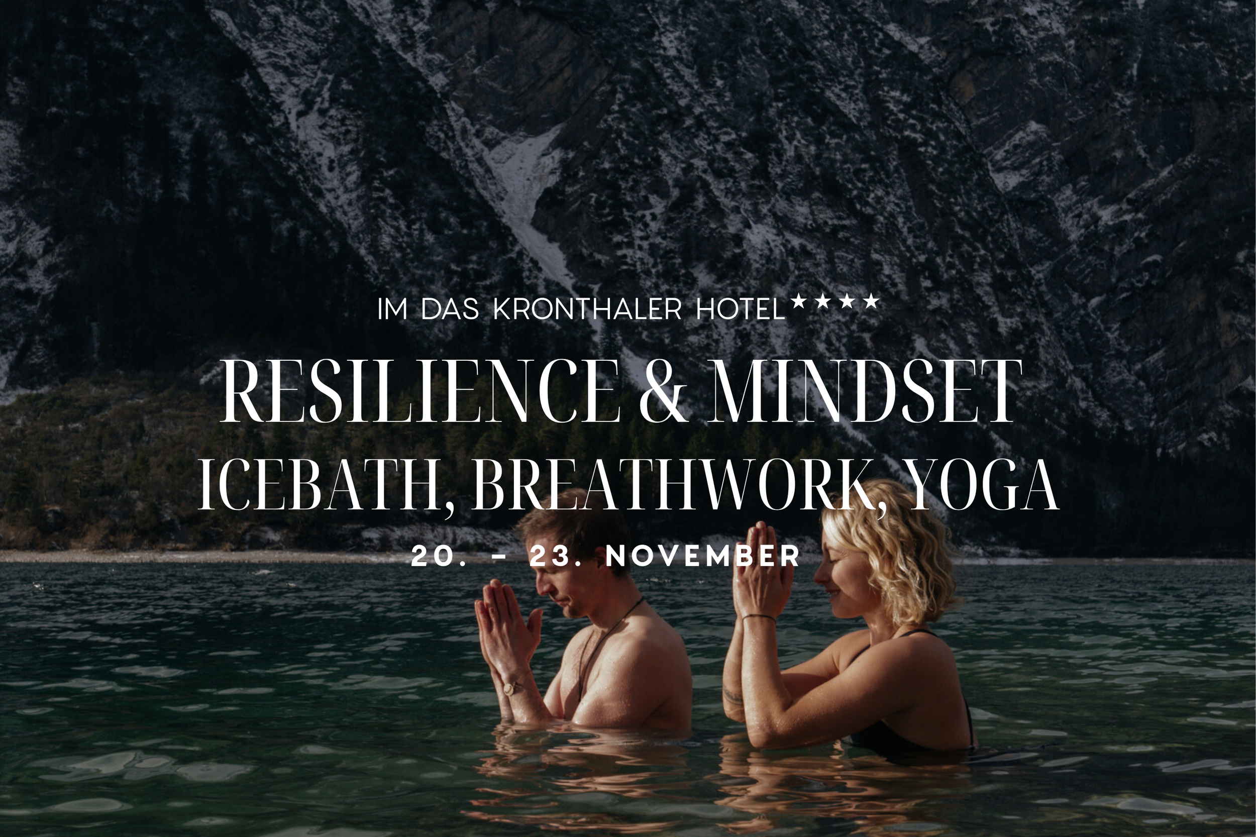 📅 20 – 23 Nov | Das Kronthaler Hotel