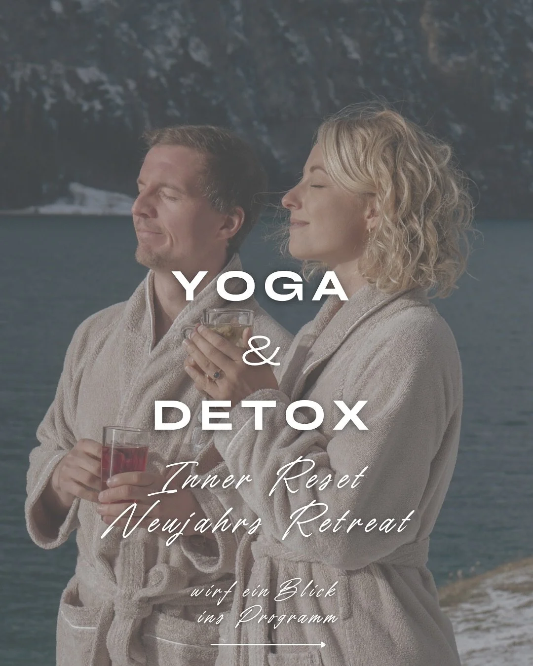 Der Jahresanfang hat immer eine ganz besondere Magie und Energie und ist eine Einladung, sich neu auszurichten, zu detoxen und Bewusst in die eigene Kraft zu kommen - uuuund genau deswegen lad ich dich zum 1. Retreat des Jahres ein: 07.-11. Januar 20