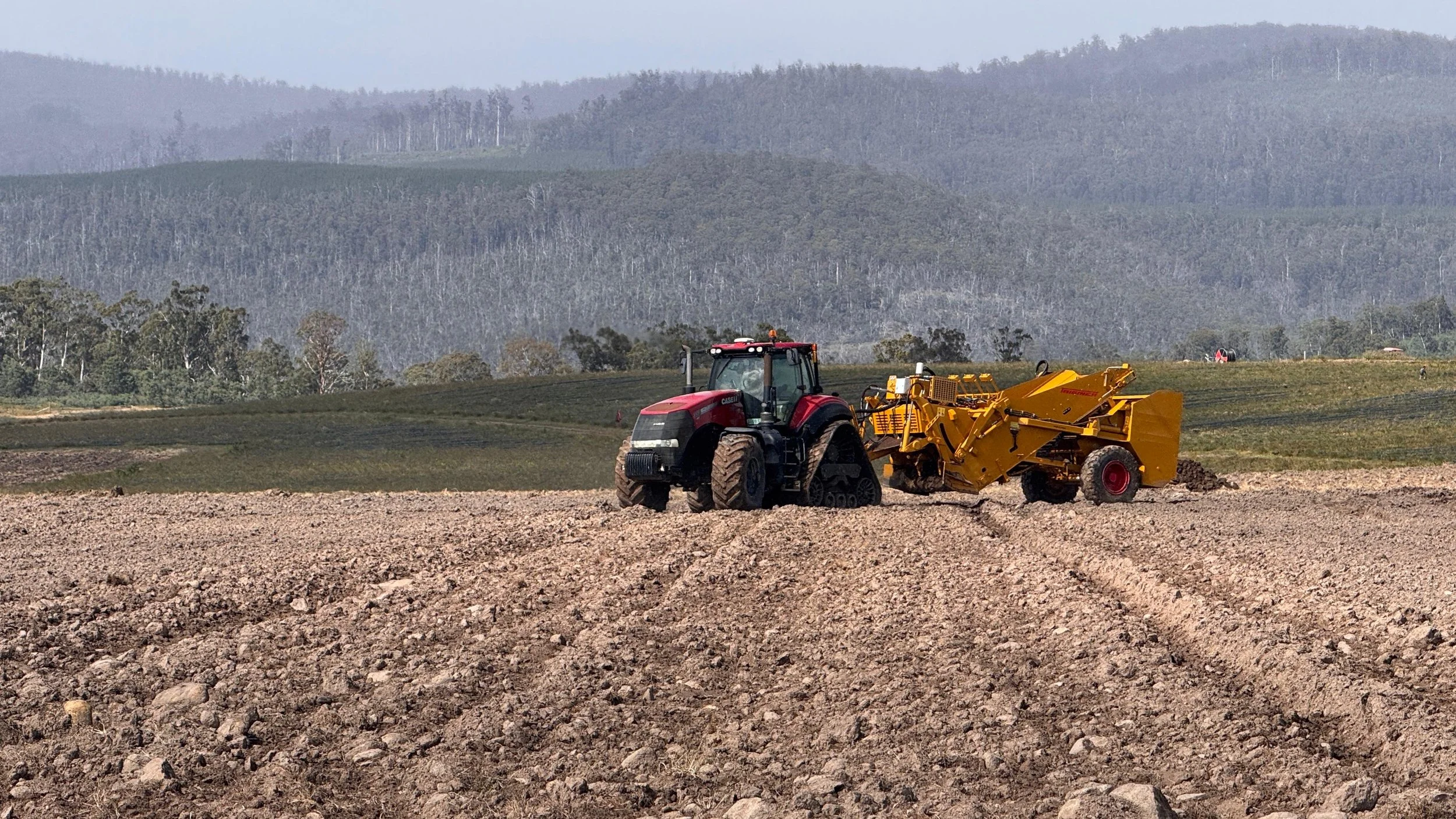 Puesta en marcha de la despedregadora DAM-6 PLUS en Australia