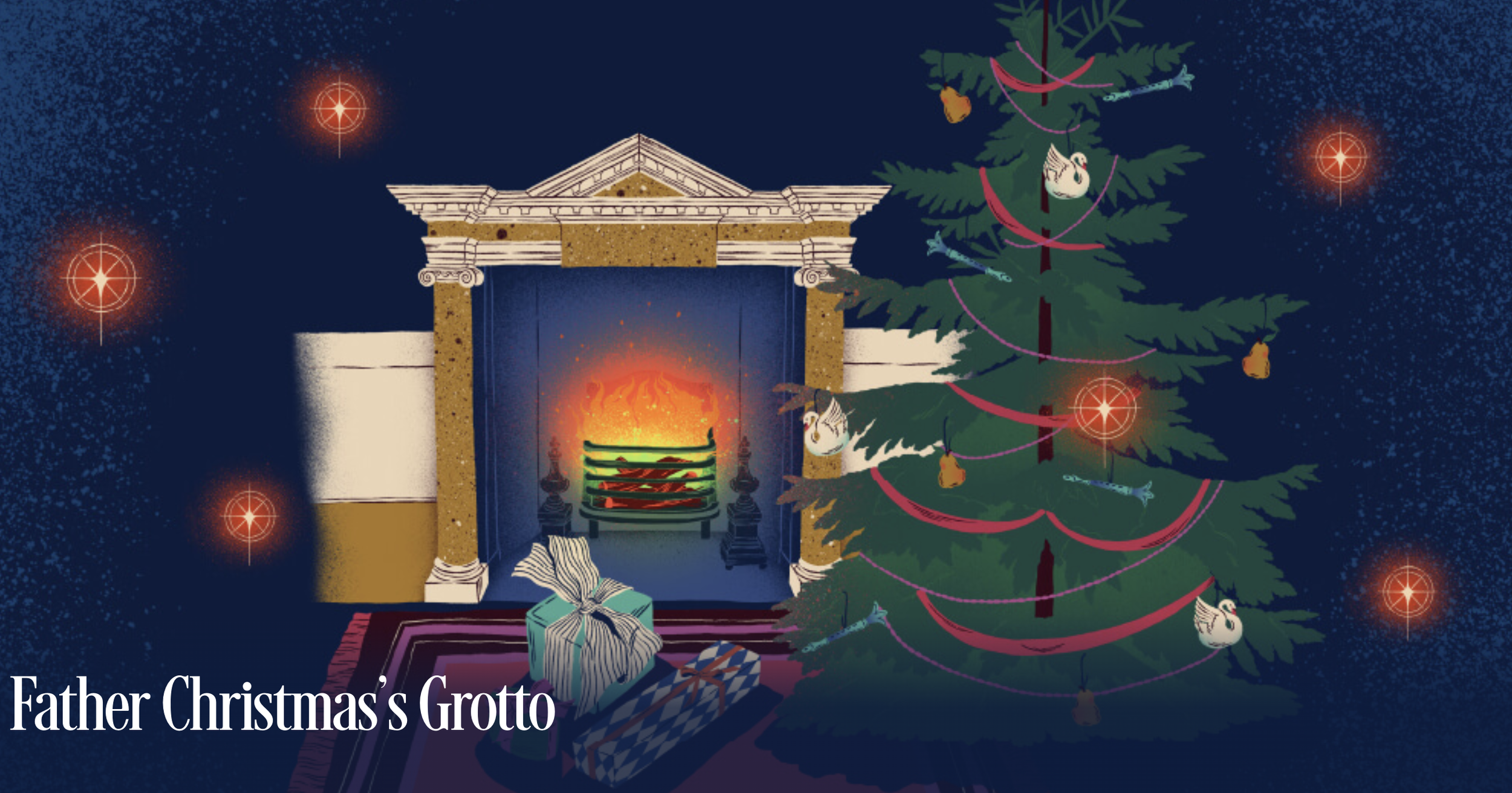 Father Christmas Grotto Chiswick House London Christmas Festive Activity Family Toddler Babies