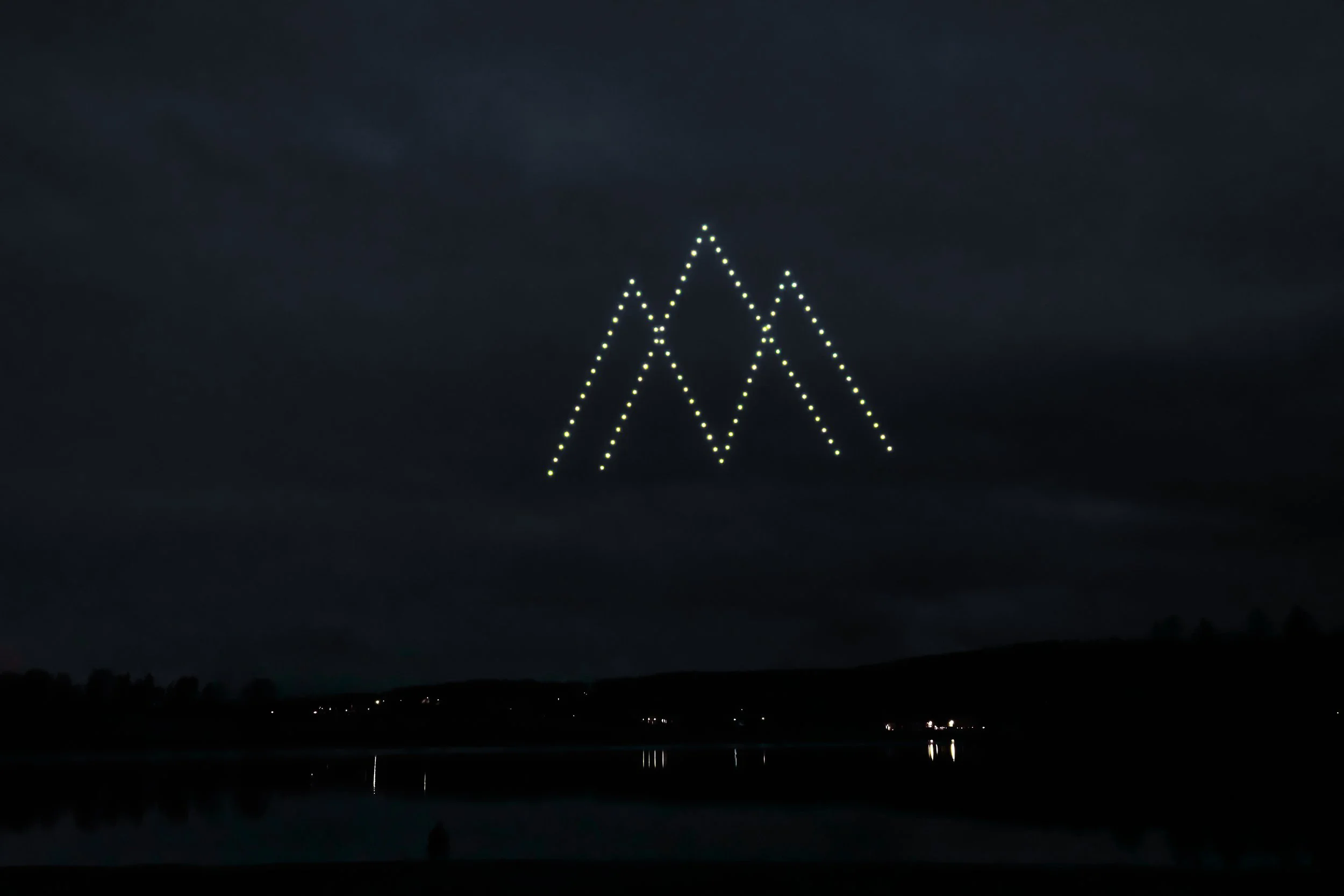 Drone show Pyroteknikk Bogstad