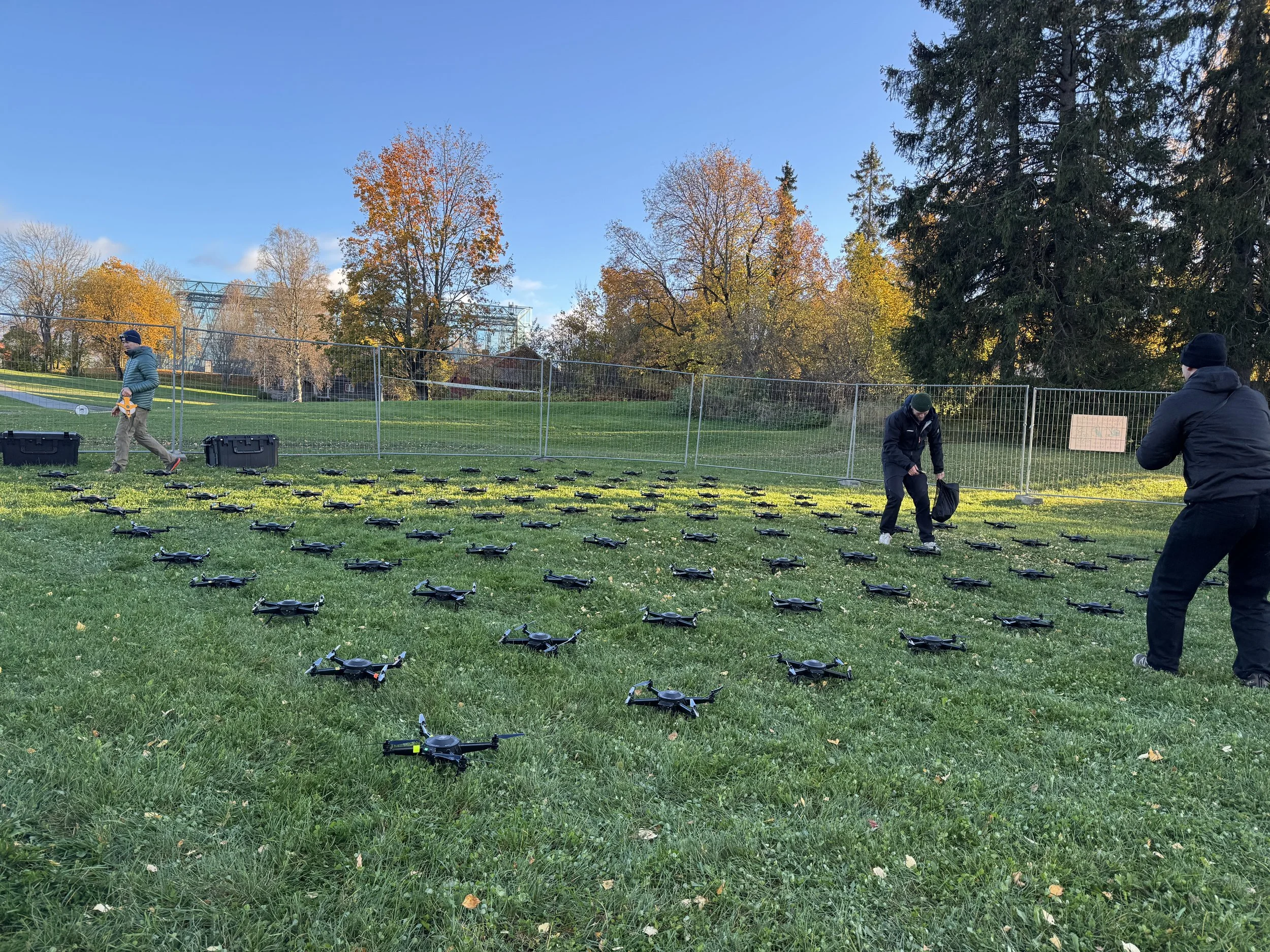 Drone show rigg Hamar