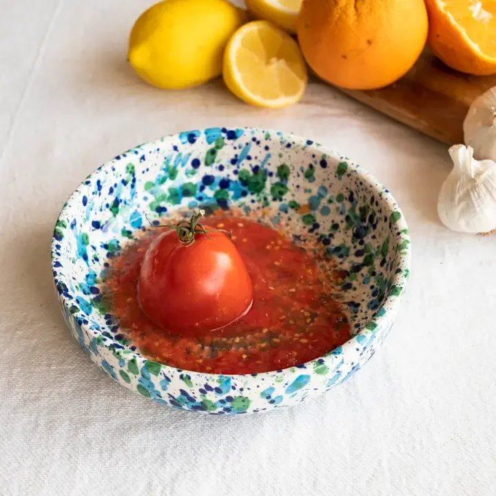 Garlic grater plate large coral.webp