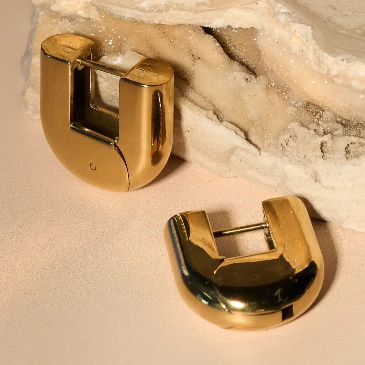 Utopia Hoops - 18K Gold Plated