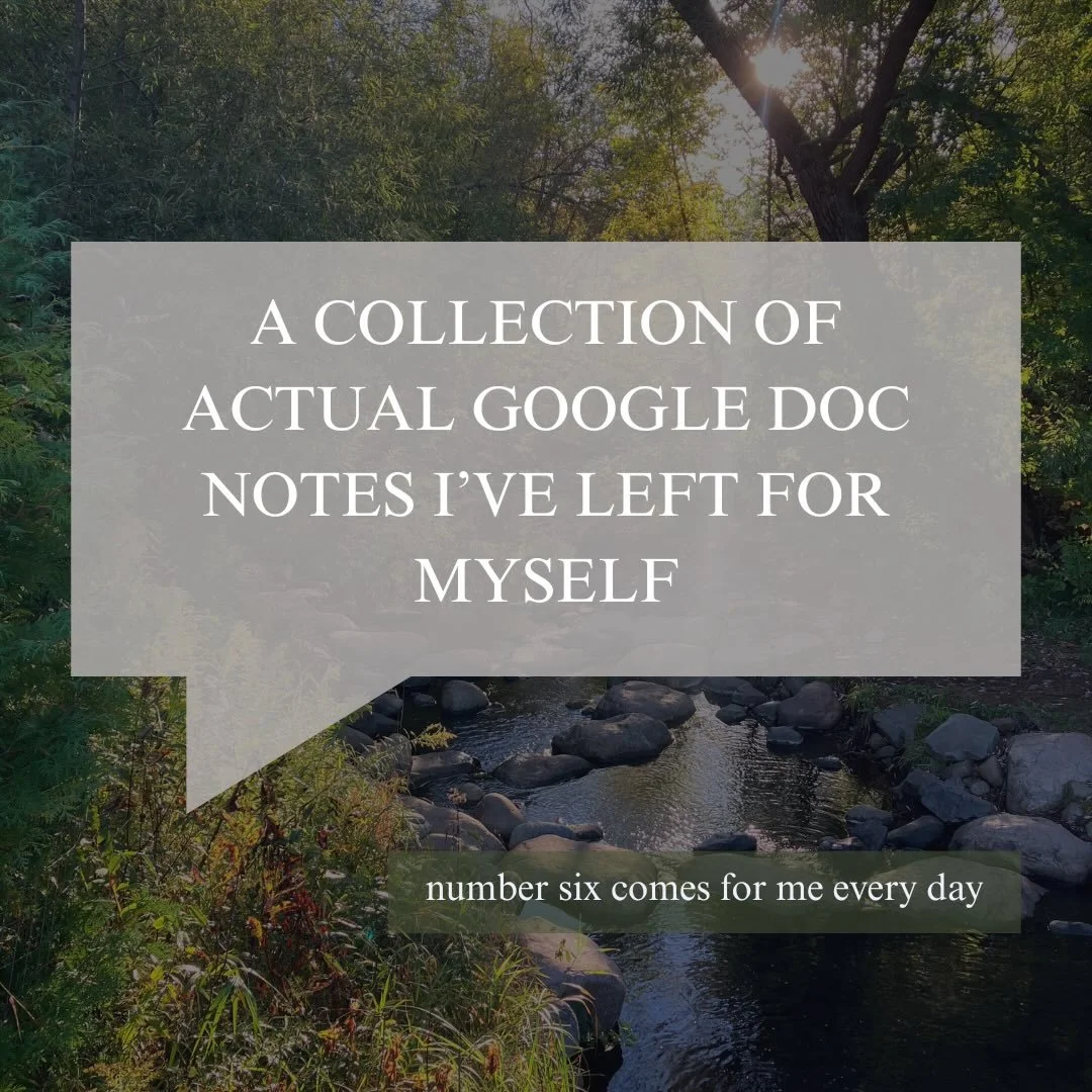 Love to leave my future the most helpful and supportive notes possible. 🤗🫠🫠🫠
.
.
.
.

#writing #edit #googledocs #writingcommunity #writingtips