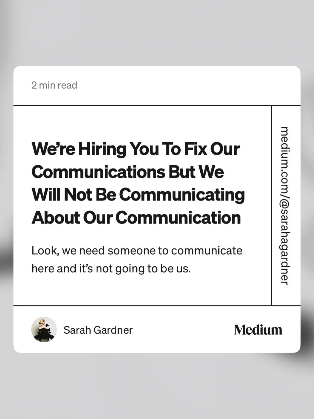 I&rsquo;m in @slackjaw_humor today communicating about communication. 

#humor #satire #comedy #communication #officehumor