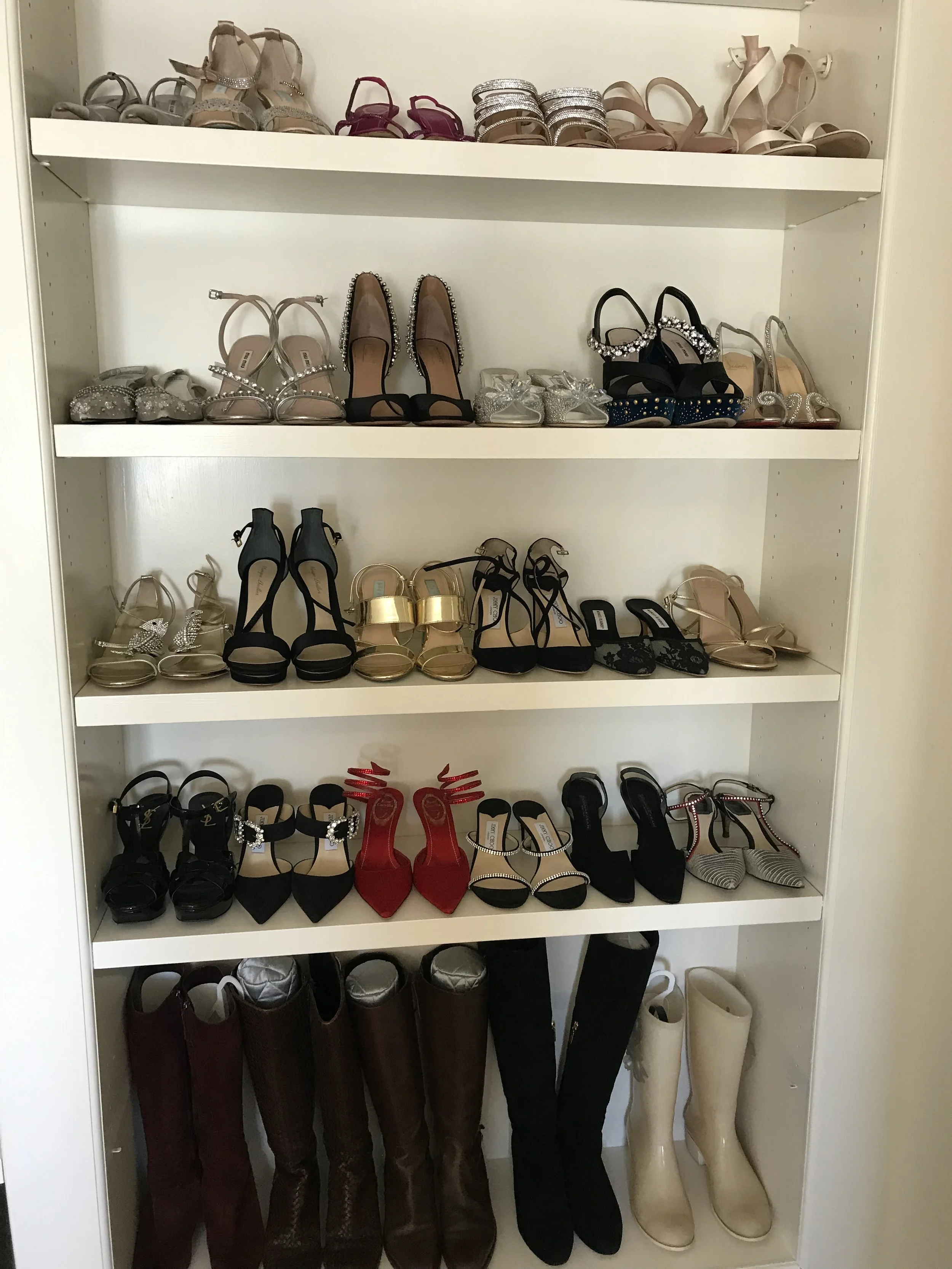 Project:  Shoe Closet, Jewelry, and Make Up