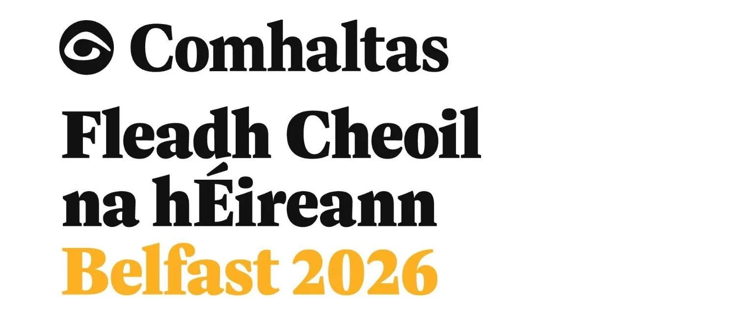 Fleadh Cheoil na hÉireann Belfast 2026 logo