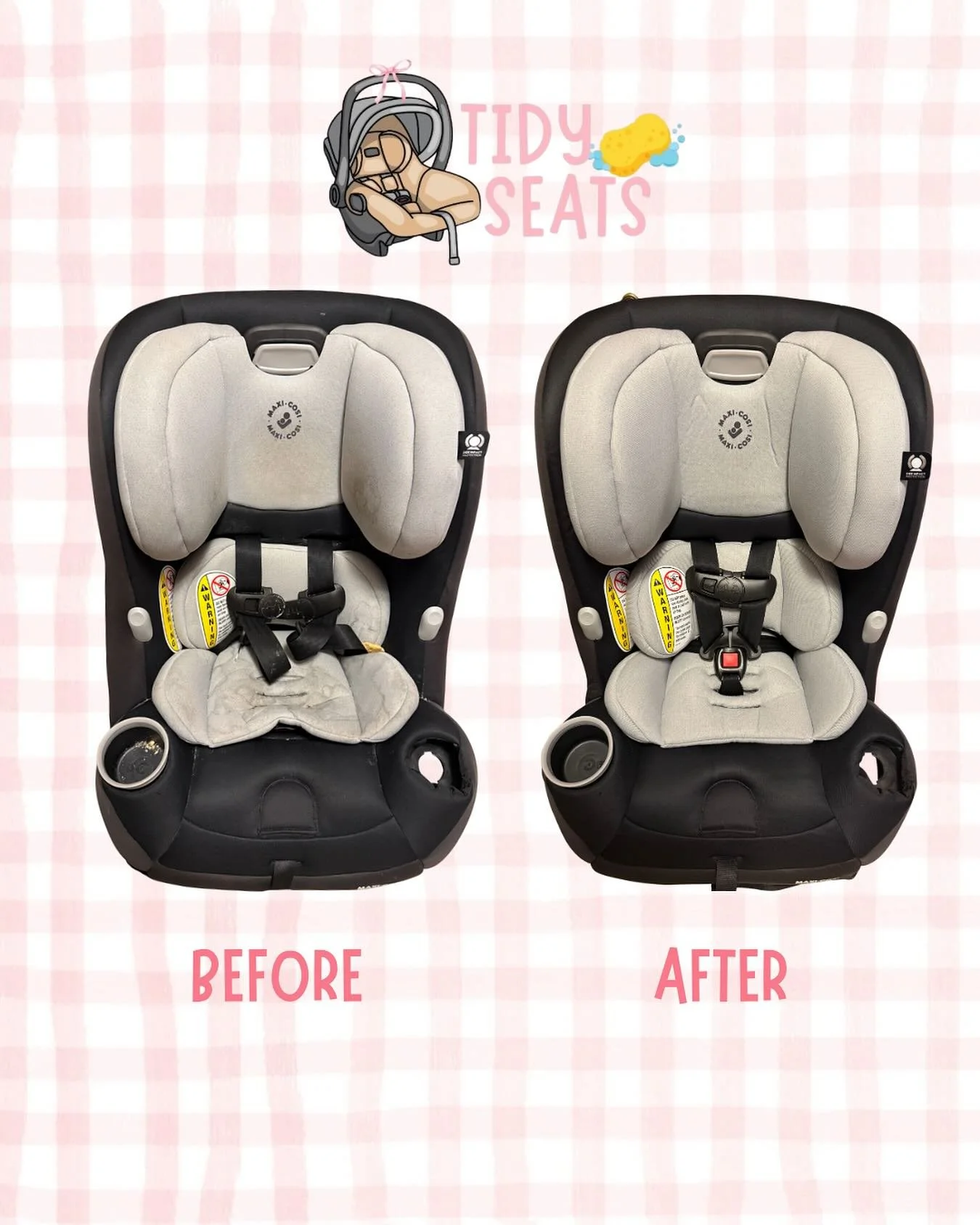 🚗✨ Another seat brought back to like new!
Every buckle, strap, and fabric detail cleaned with manufacturer-approved methods, because safety and sparkle can go hand in hand. 💕

📍Serving Lancaster County | www.tidyseatspa.com