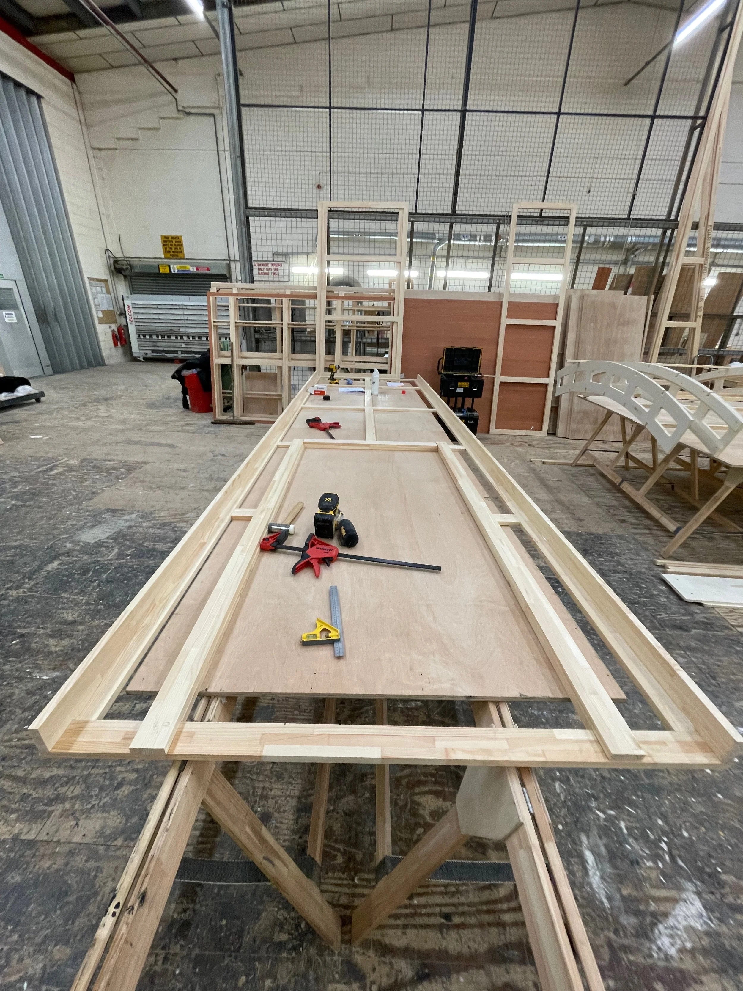 A mortice and tenon door flat that I made for Le Nozze De Figaro.