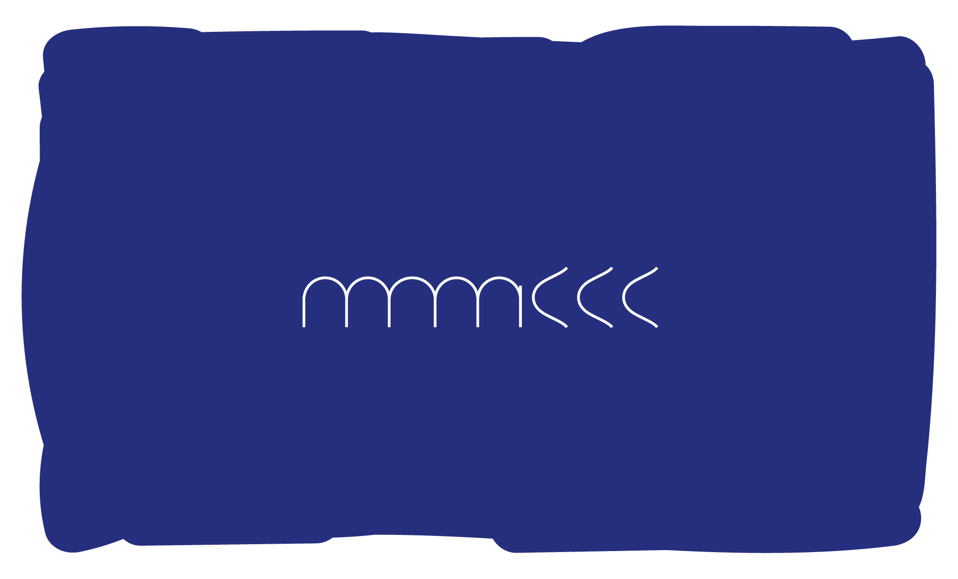 青い背景に白い文字で書かれたロゴと、日本語のテキスト。