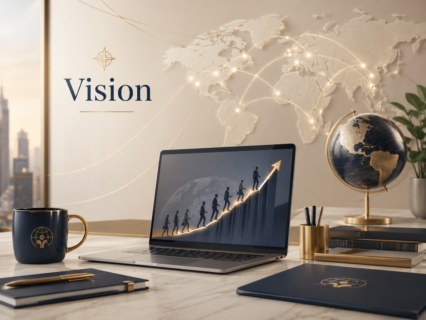 Vision statement card for Bilingual VA Connect virtual assistant services