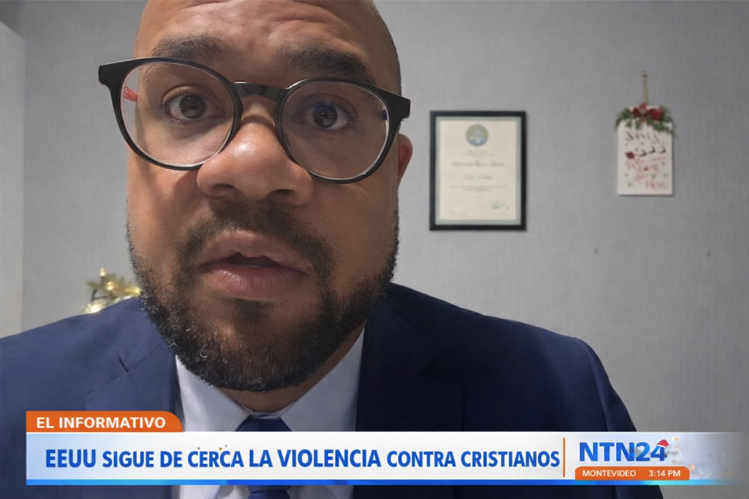 Media Appearance: Jared O. Bell Spoke on NTN24 About U.S. Foreign Policy, Venezuela, U.S. Bombing in Nigeria, and the Limits of Force 