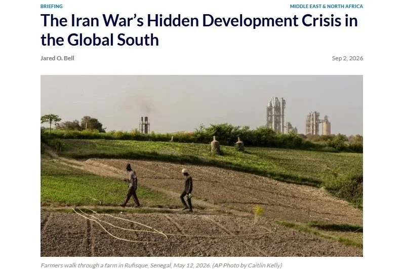 New Briefing in World Politics Review: The Iran War’s Hidden Development Crisis in the Global South