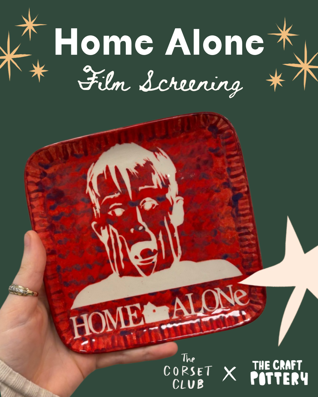 Home Alone Movie Screening + Pottery Painting at The Corset Club (Copy)