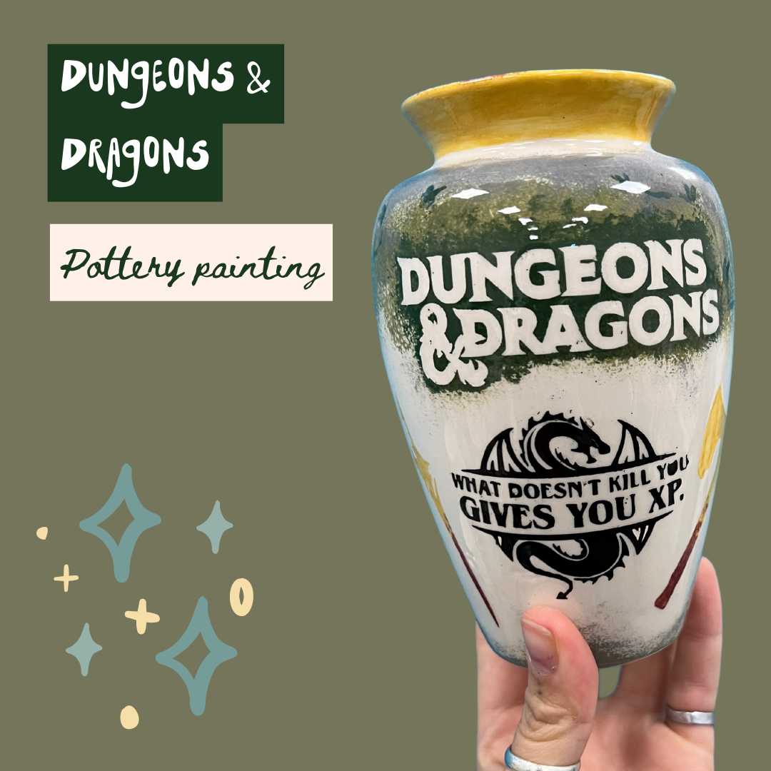 Dungeons + Dragons : Baldur's Gate Pottery Painting
