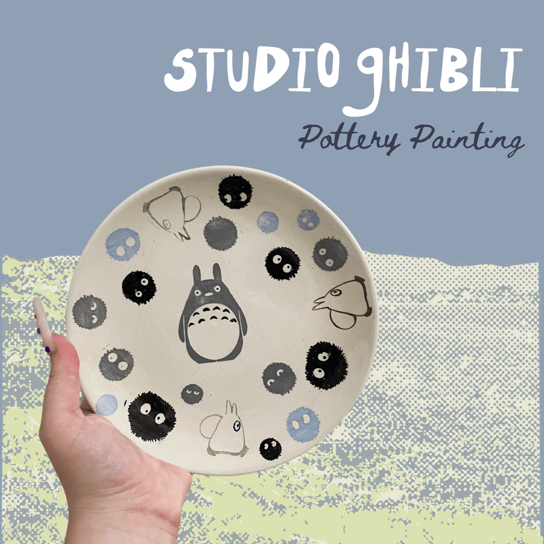 Studio Ghibli Pottery Painting