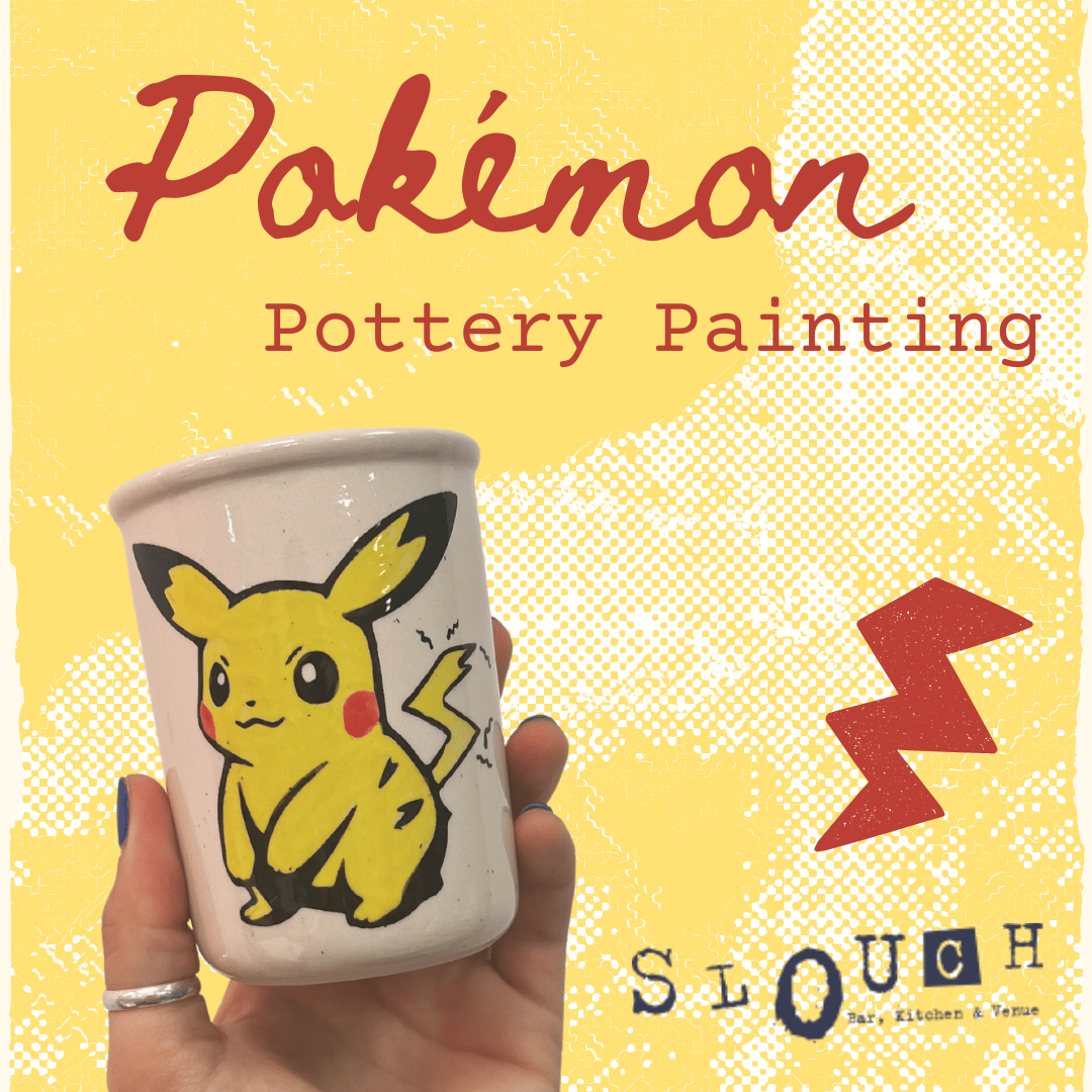 POkemon Pottery Painting at Slouch 