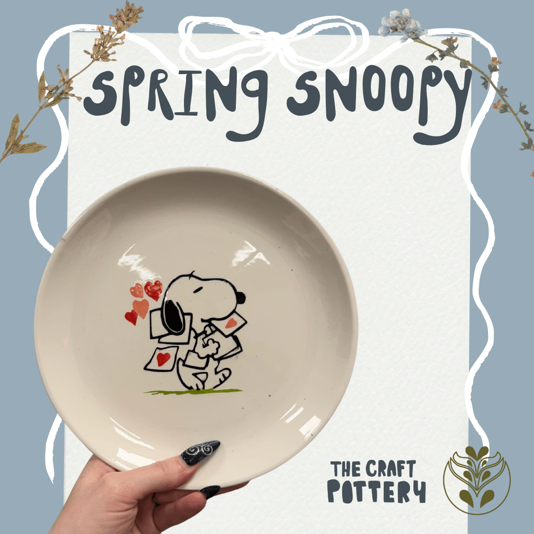 Snoopy Pottery Painting 
