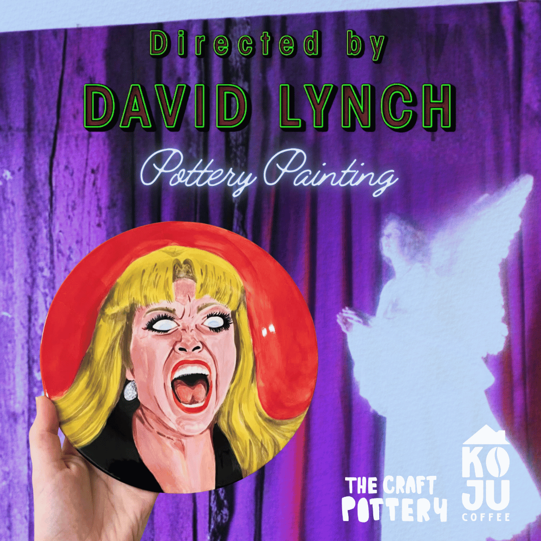 David Lynch Pottery Painting at Koju Coffee 
