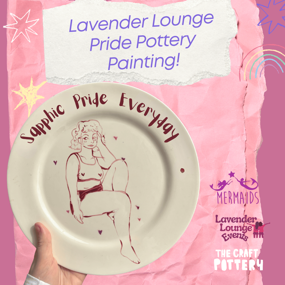 Lavender Lounge Pride Pottery Paining