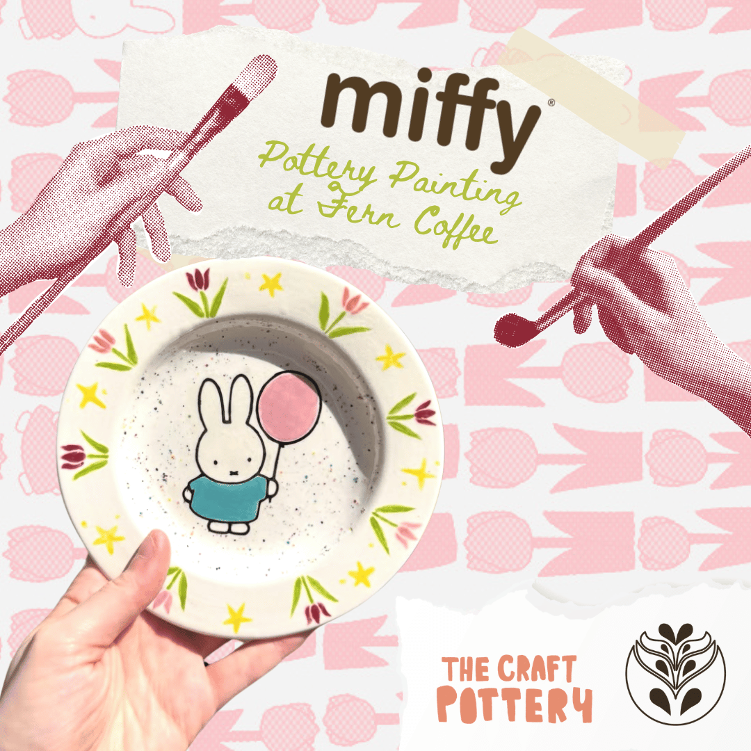 Miffy Pottery Painting at Fern Coffee 