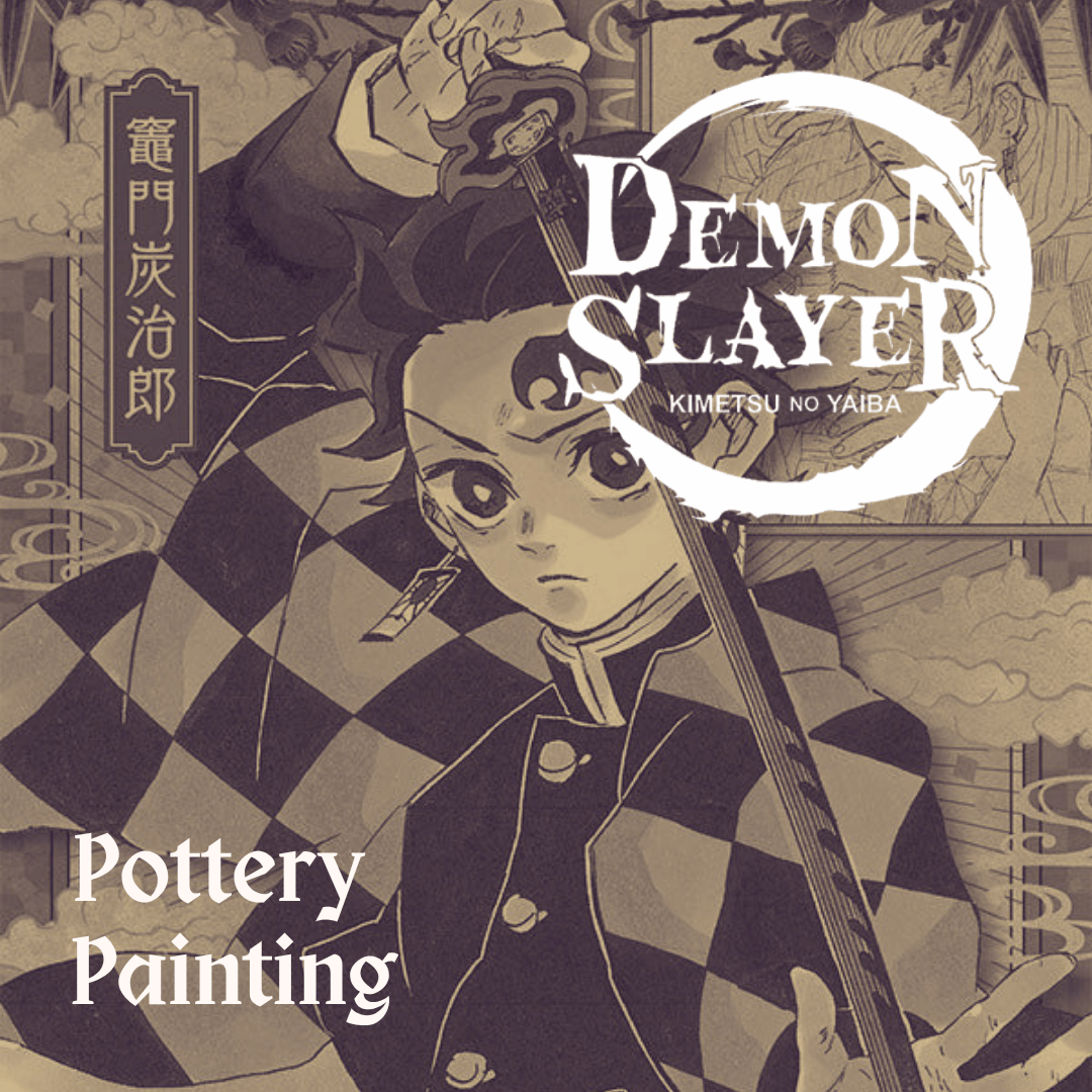Demon SLayer Pottery Painting 
