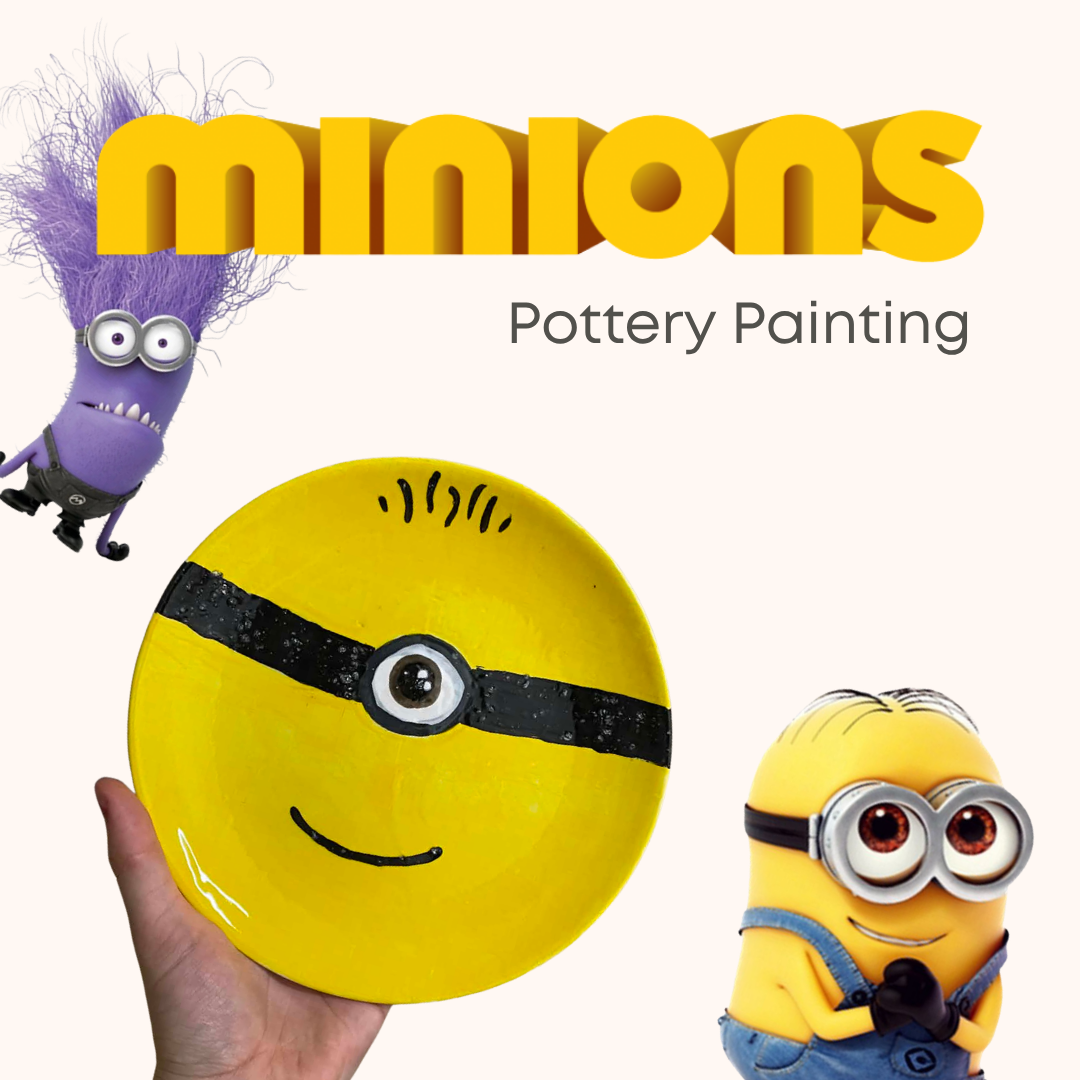 Minions Pottery Painting  