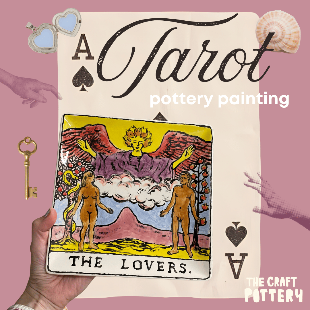 Queen of Cups: Tarot + Pottery Painting - September (2)