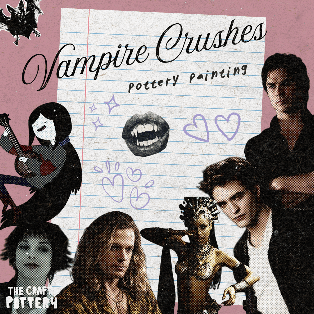 Vampire Crushes Pottery Painting 