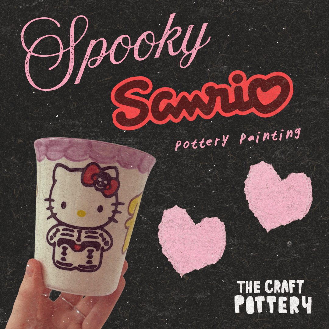 Spooky Sanrio Pottery Painting 