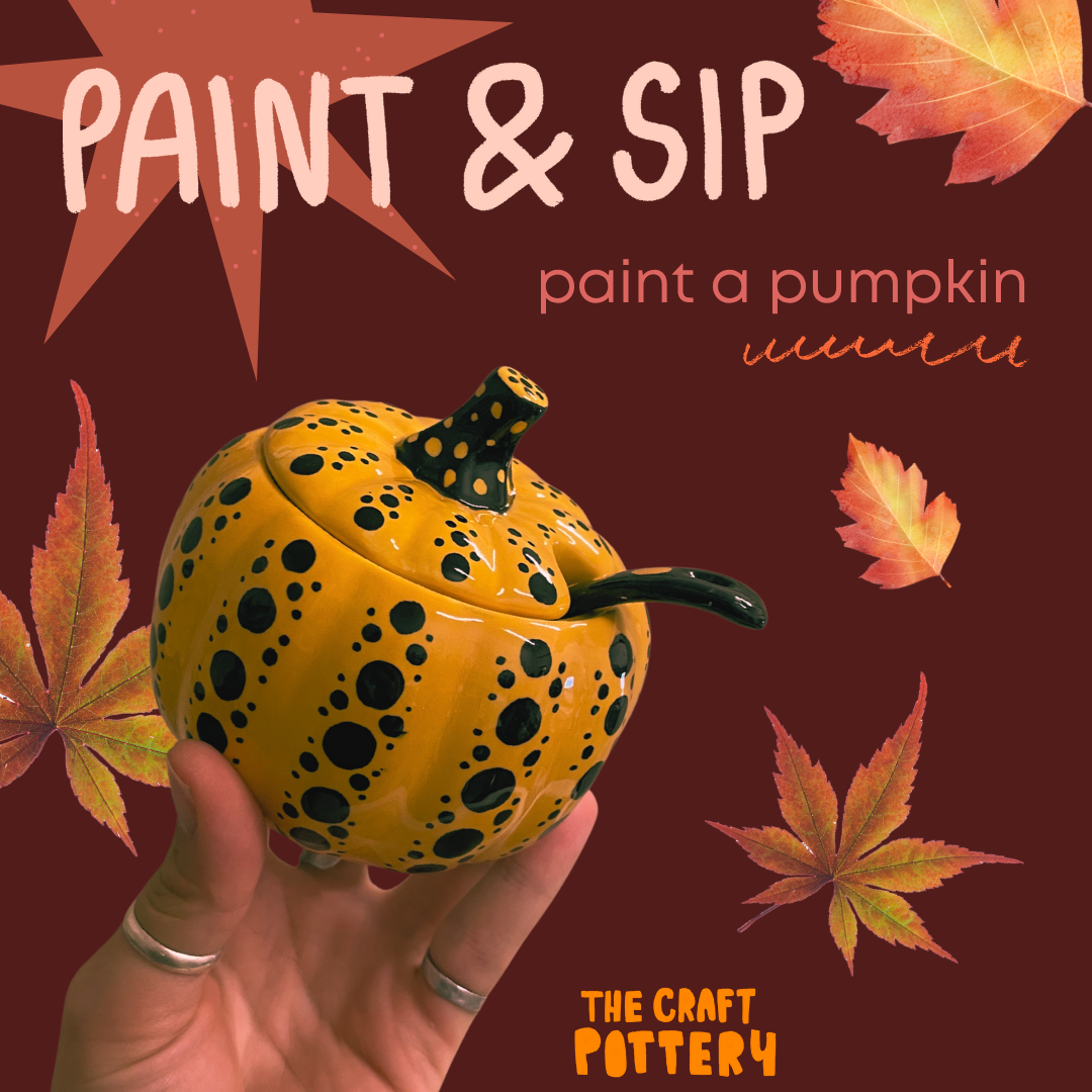 Paint-a-Pumpkin Pottery Painting at Slouch 
