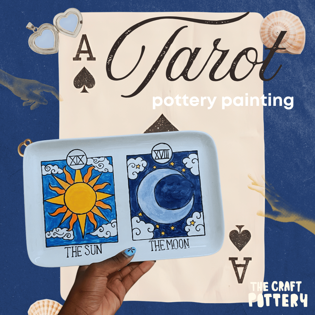 Queen of Cups: Tarot + Pottery Painting - October (1)